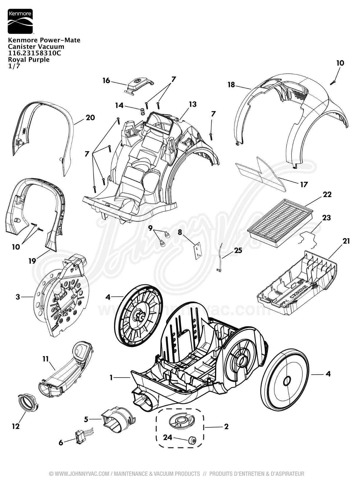 royal vacuum parts diagram