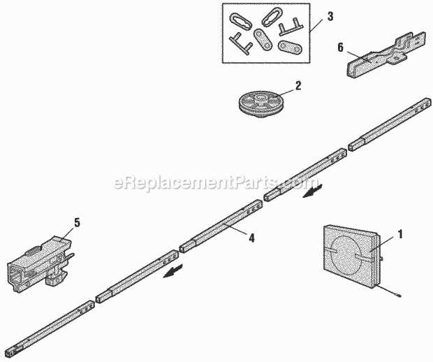 overhead door parts diagram