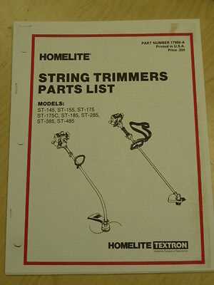 remington string trimmer parts diagram