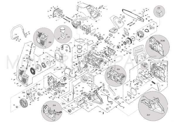 greenworks 40v chainsaw parts diagram