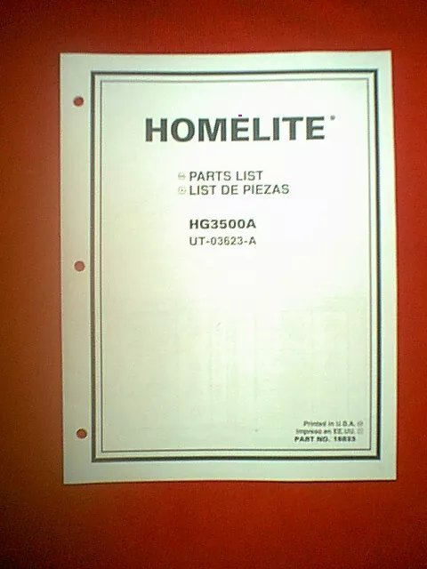 homelite 26b parts diagram