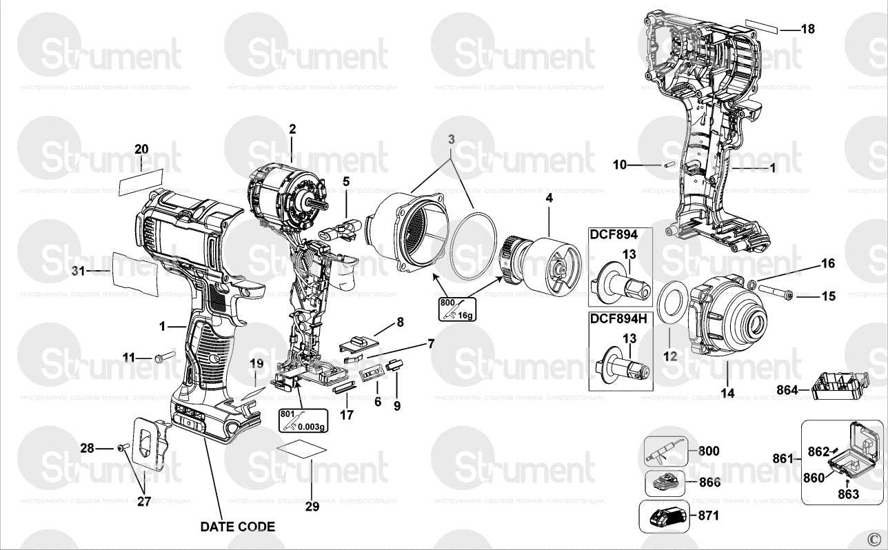 dewalt dcf887 parts diagram