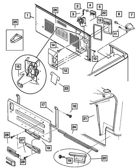 2005 jeep wrangler parts diagram