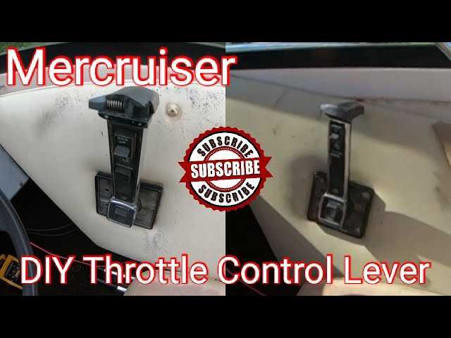 quicksilver throttle control parts diagram