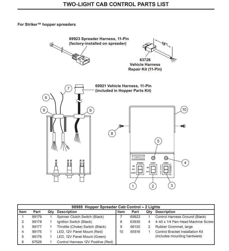 fisher salt spreader parts diagram