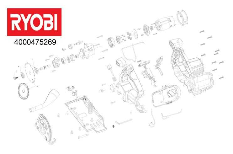 ryobi circular saw parts diagram