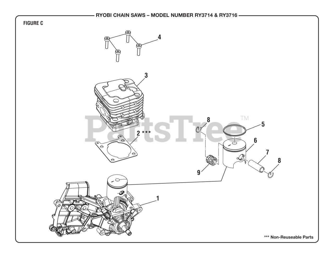 ryobi ry3714 parts diagram