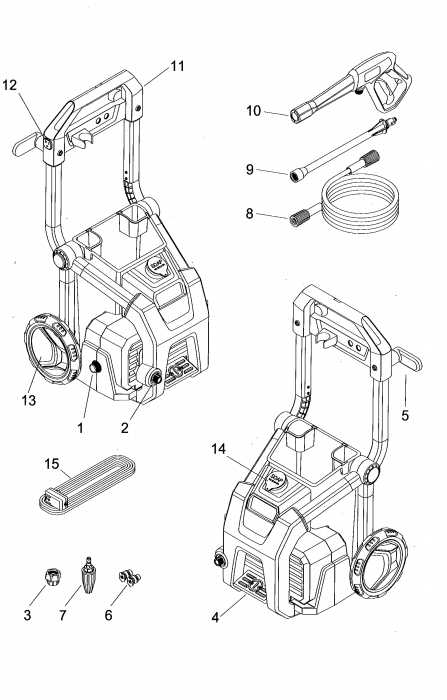 karcher power washer parts diagram