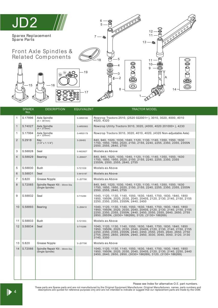 john deere 2155 parts diagram