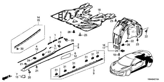 2017 honda civic hatchback parts diagram