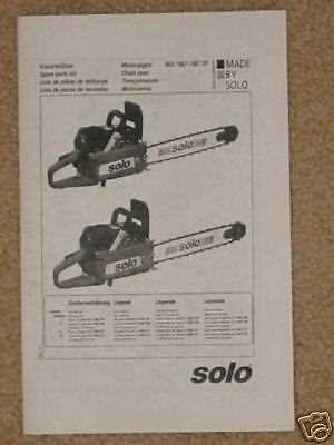 solo chainsaw parts diagram