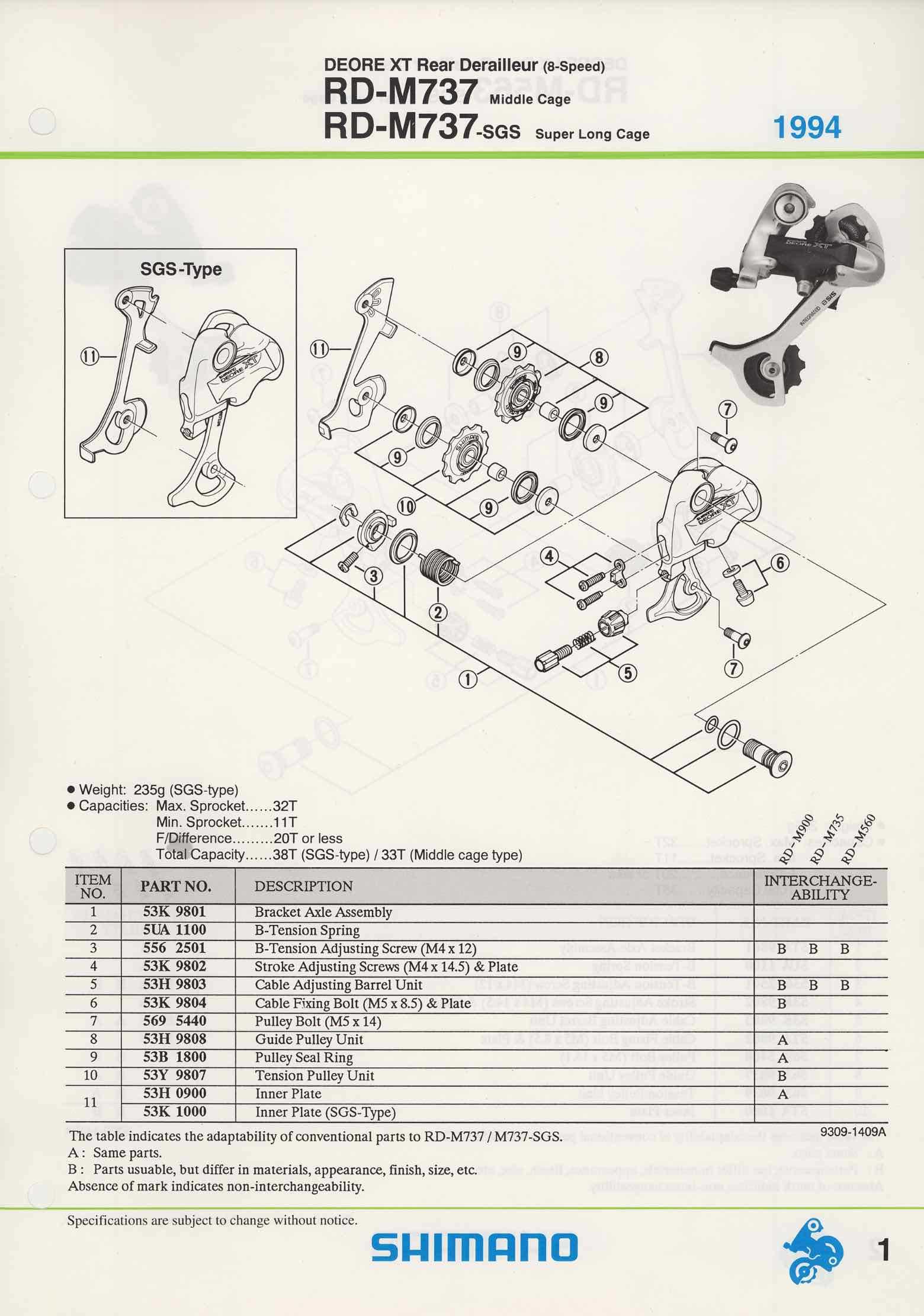 shimano deore parts diagram