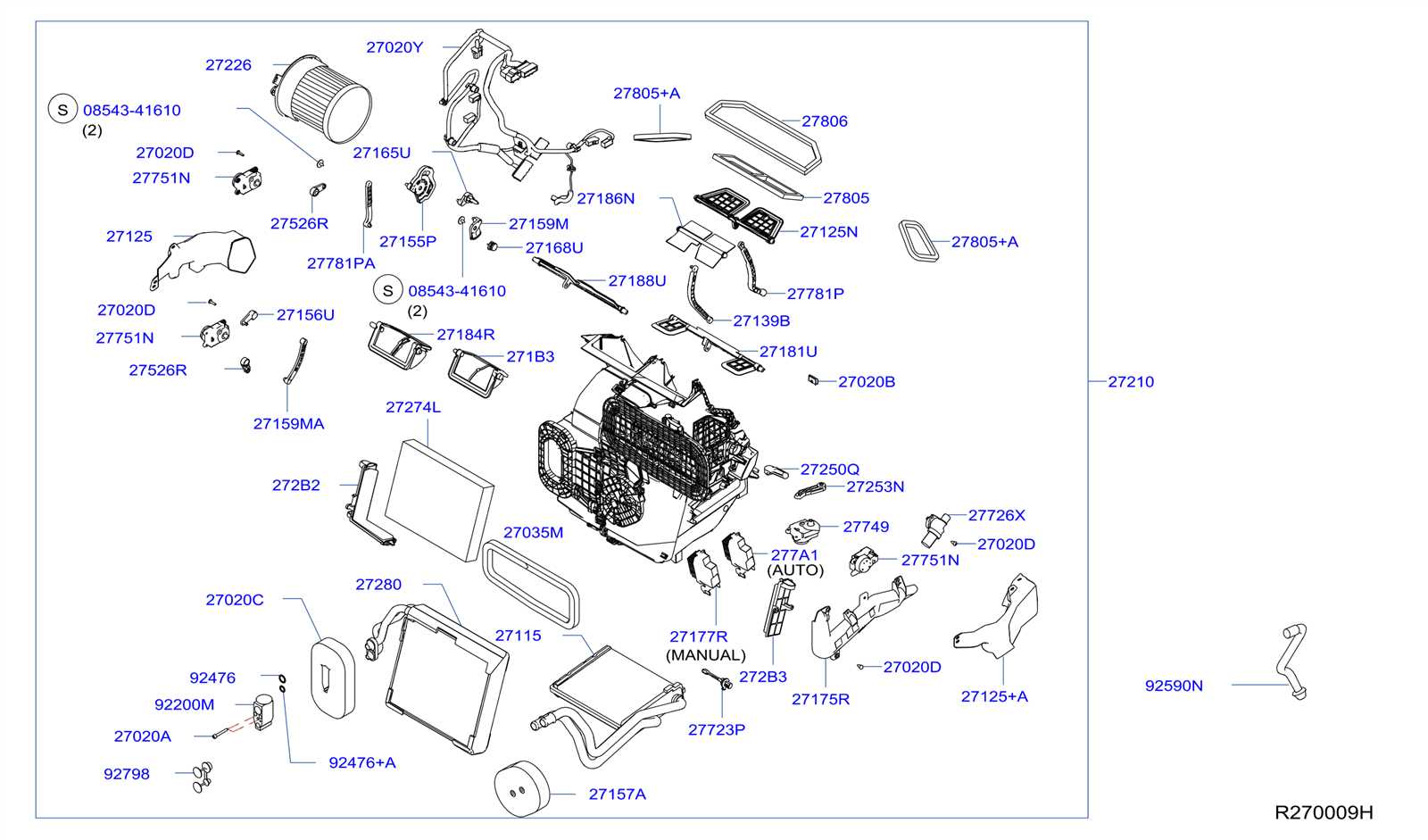 2020 nissan rogue parts diagram