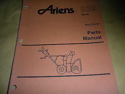 ariens snow blower parts diagram