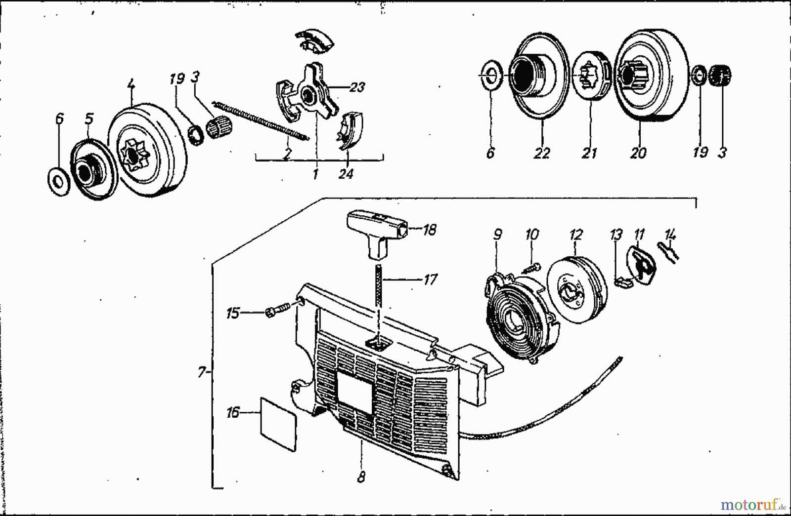 solo chainsaw parts diagram