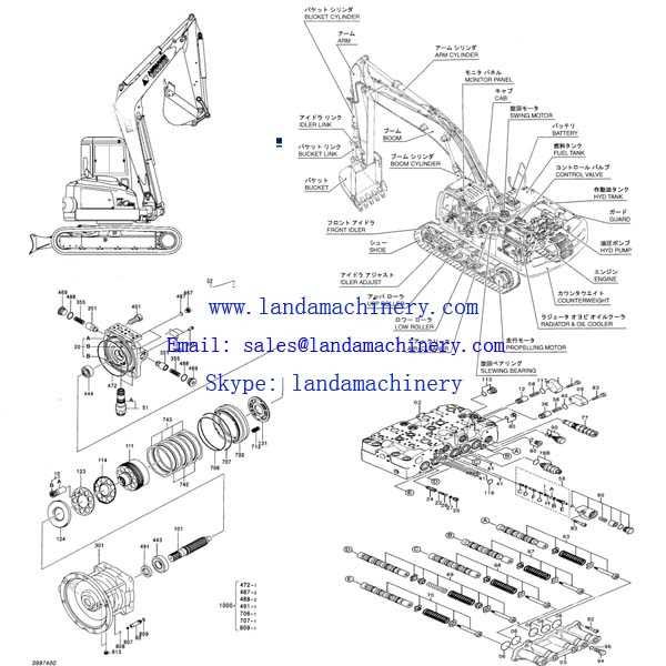 parker wheel motor parts diagram