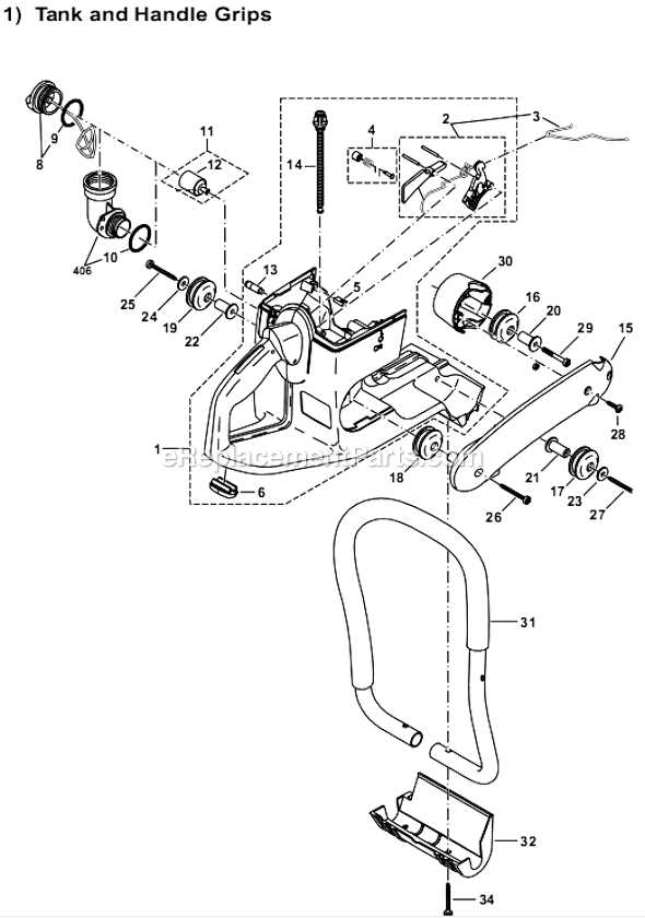 stihl 009 parts diagram