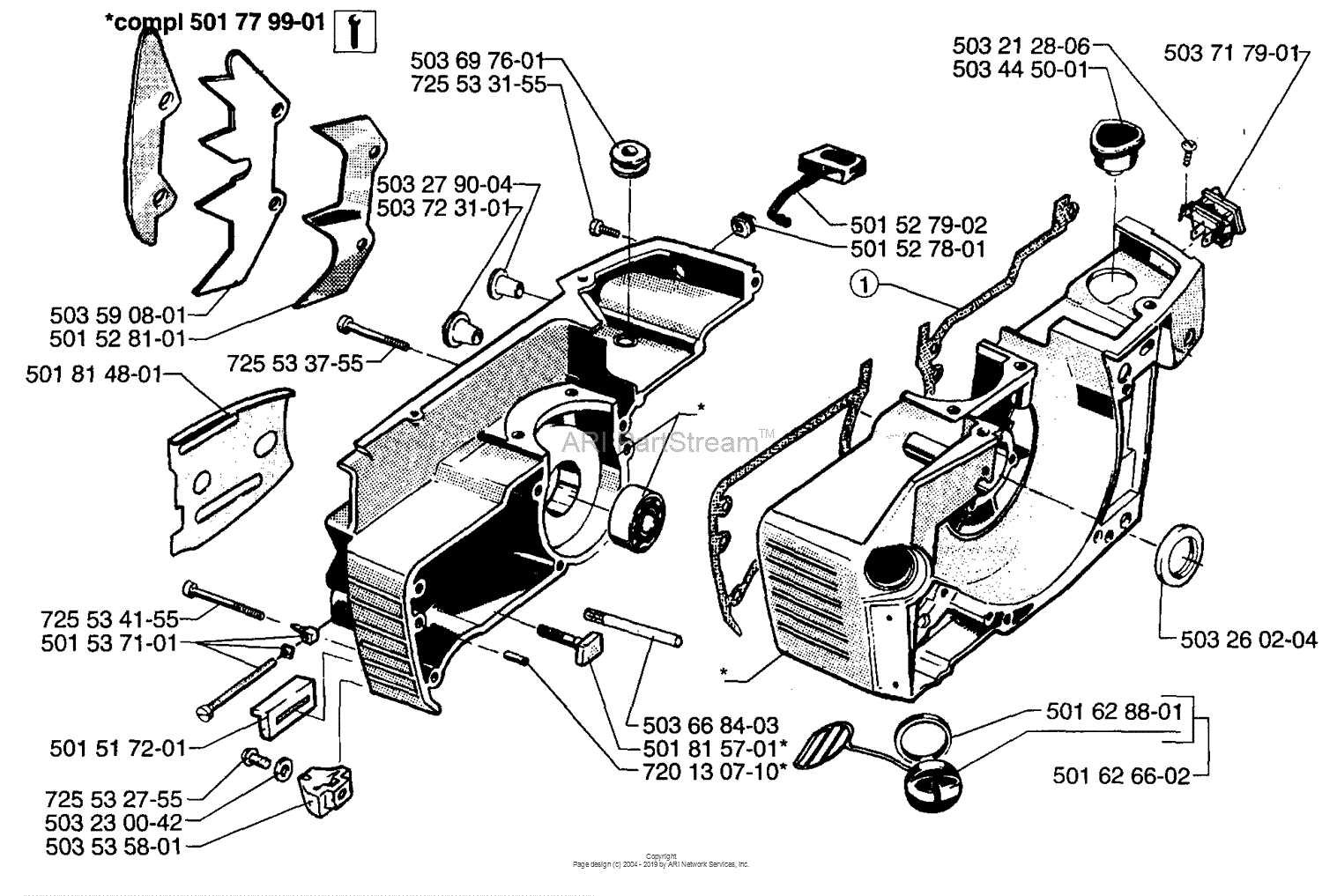 stihl 017 parts diagram