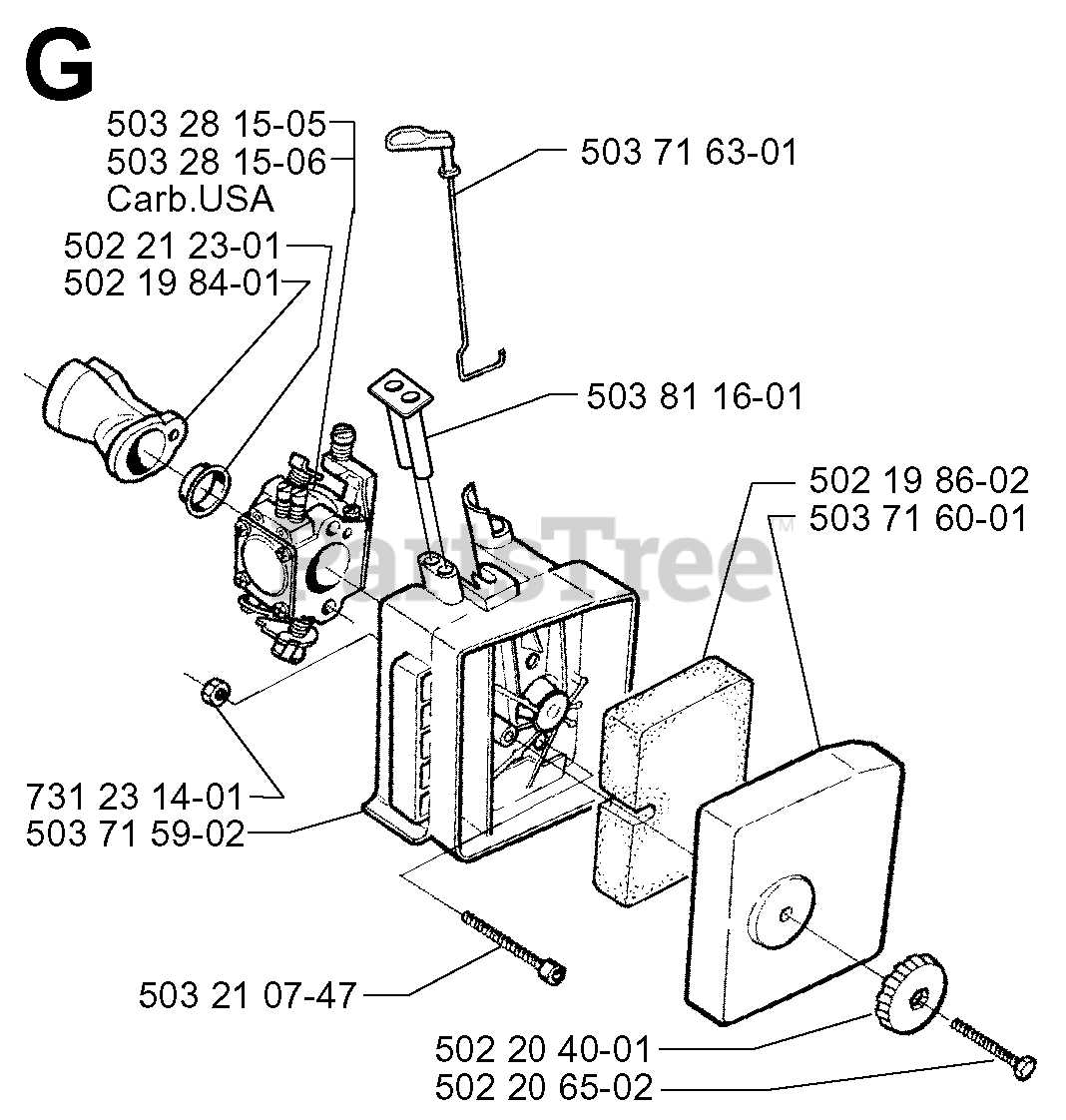 stihl 017 parts diagram