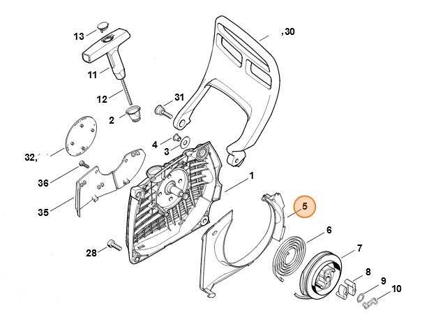 stihl 251 parts diagram