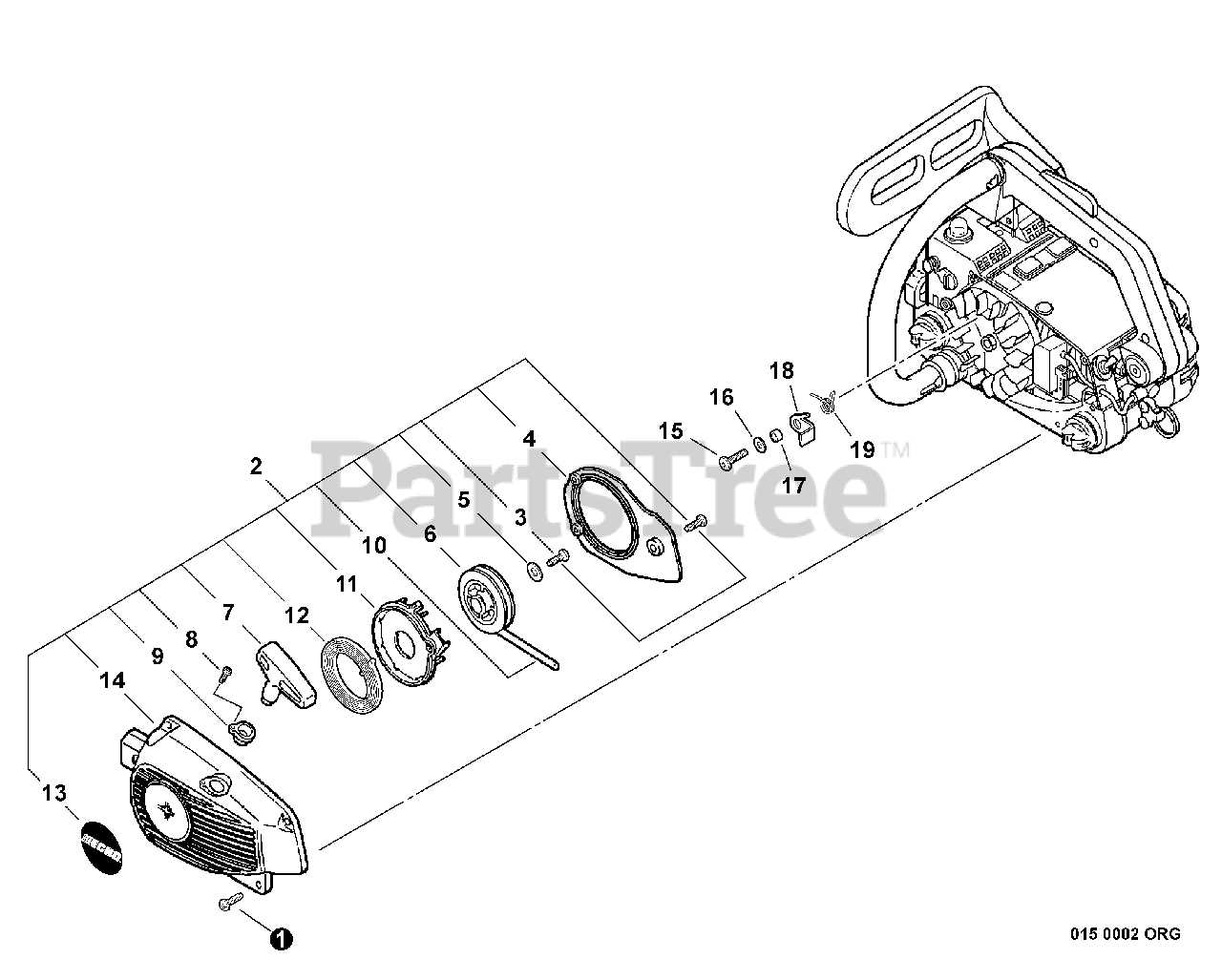 stihl 261 parts diagram