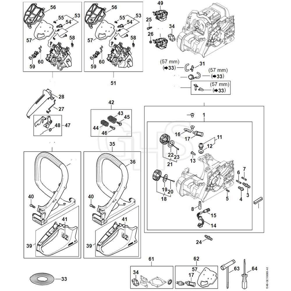 stihl 261 parts diagram