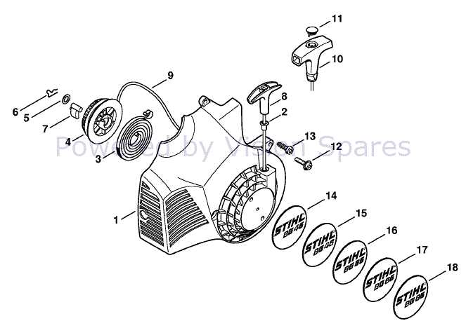 stihl bg 55 blower parts diagram