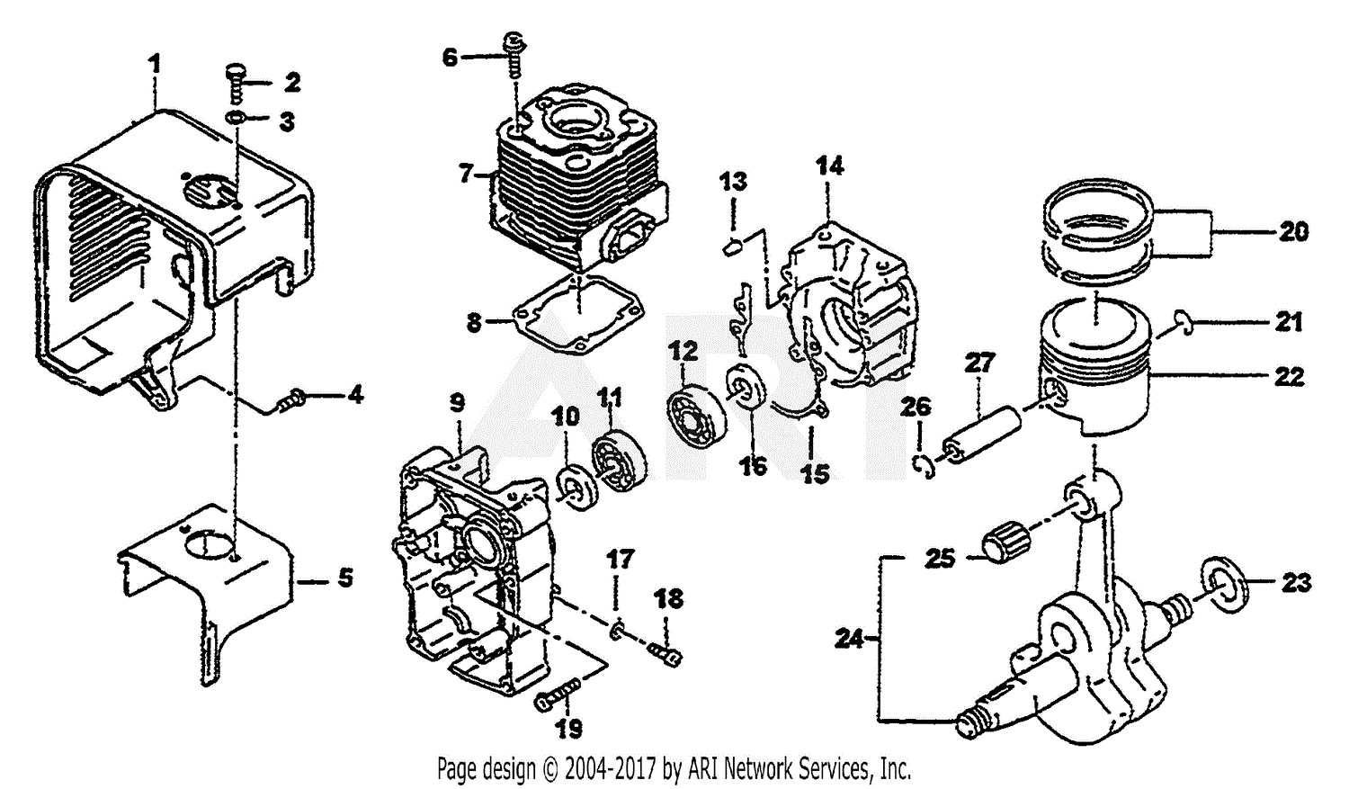 stihl br600 parts diagram