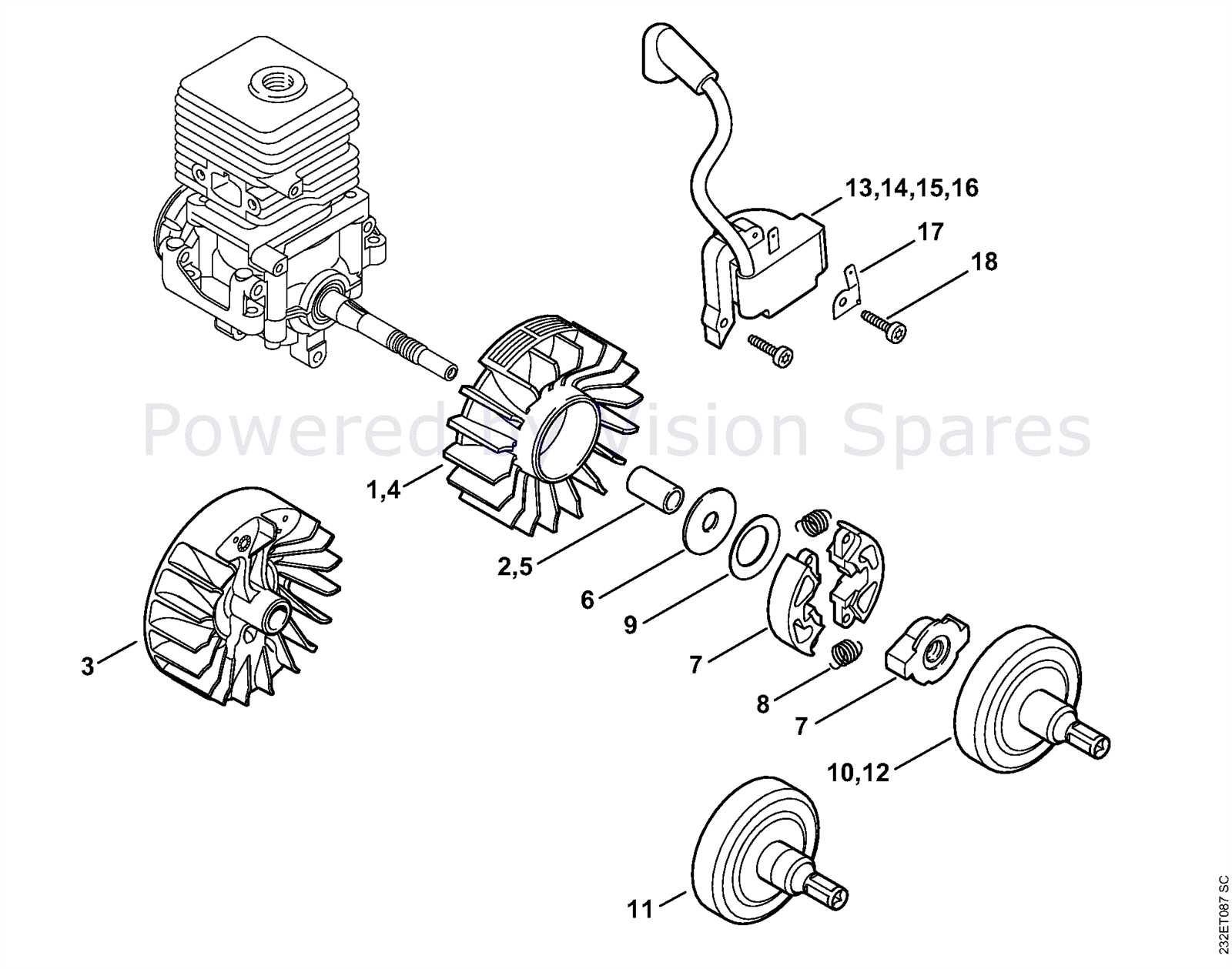 stihl fs38 weed eater parts diagram