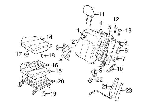 subaru legacy parts diagram