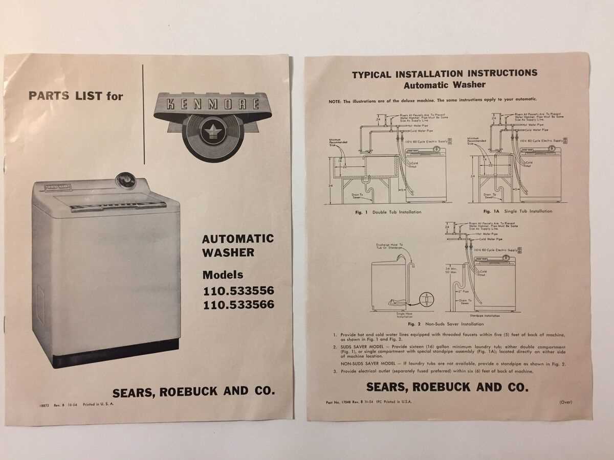 kenmore washer agitator parts diagram