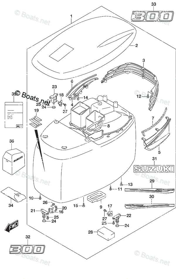 suzuki outboard parts diagrams