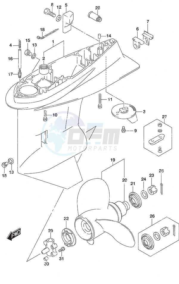 suzuki outboard parts diagrams