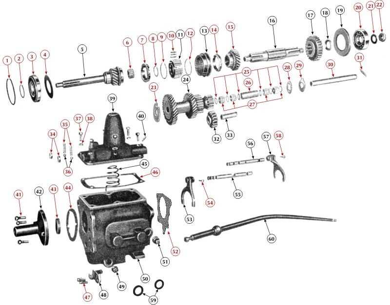 t18 transmission parts diagram