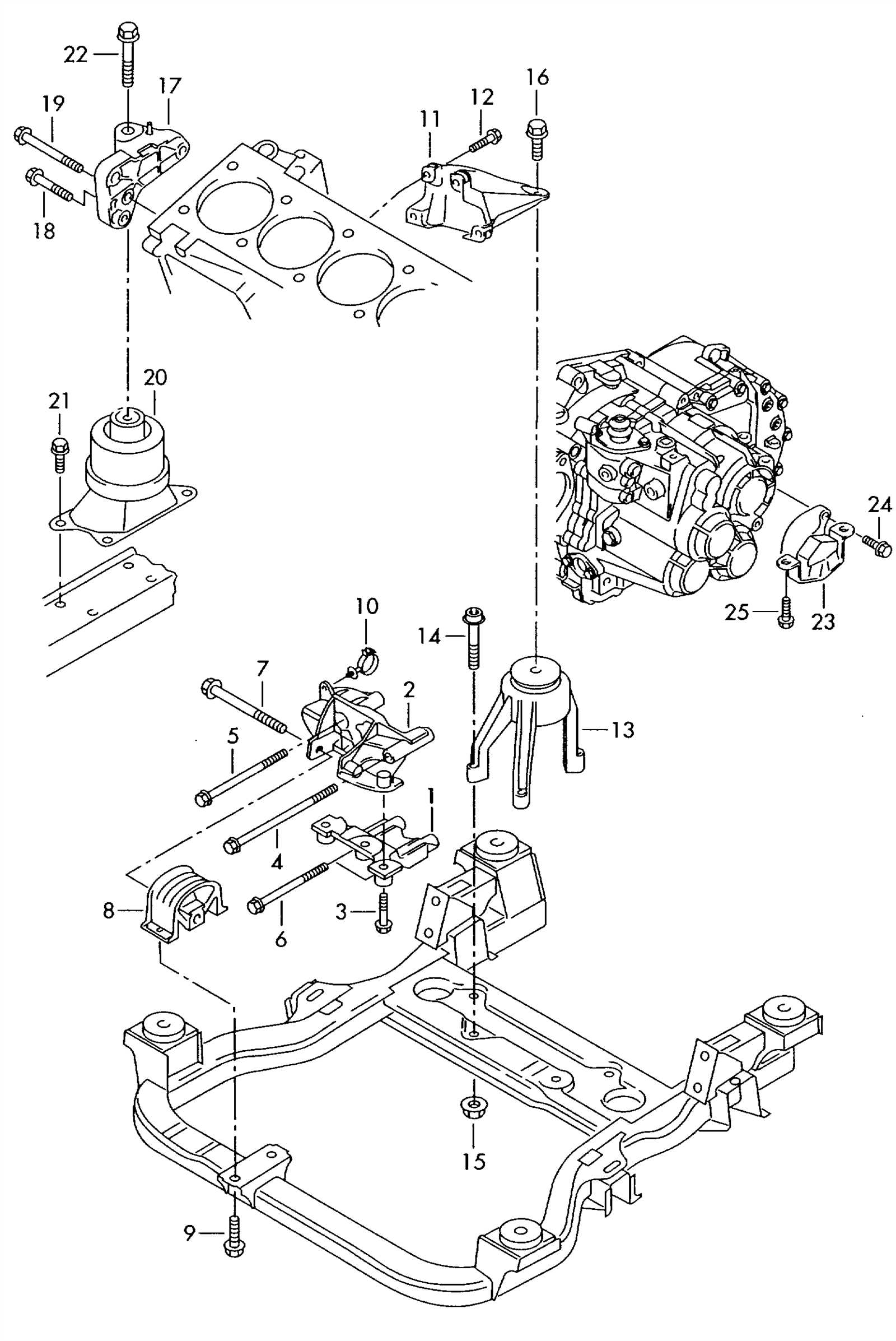 t5 transmission parts diagram