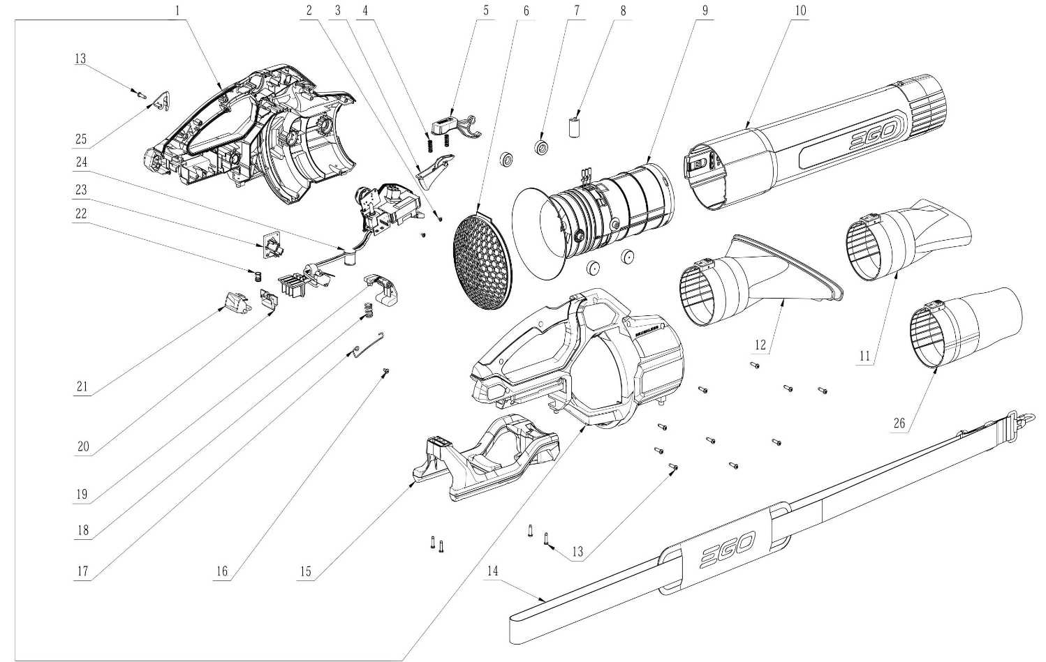 ryobi backpack blower parts diagram