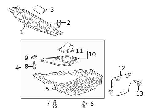 undercarriage toyota camry parts diagram