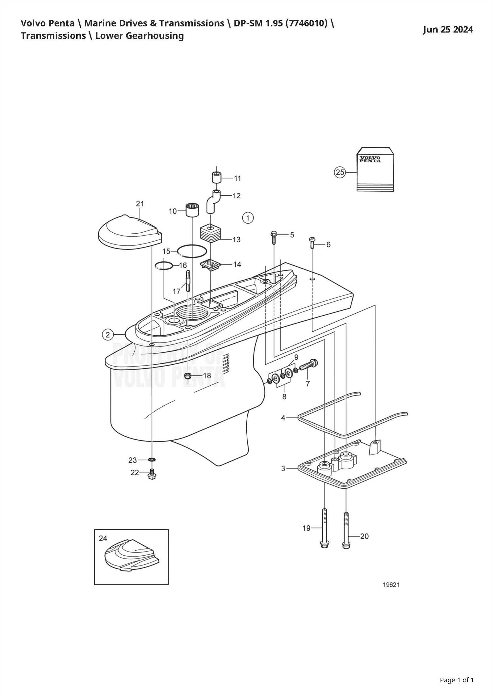 volvo penta dps parts diagram