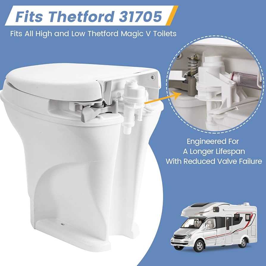 thetford aqua magic rv toilet parts diagram