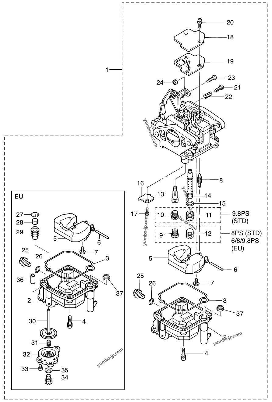 tohatsu 9.8 parts diagram