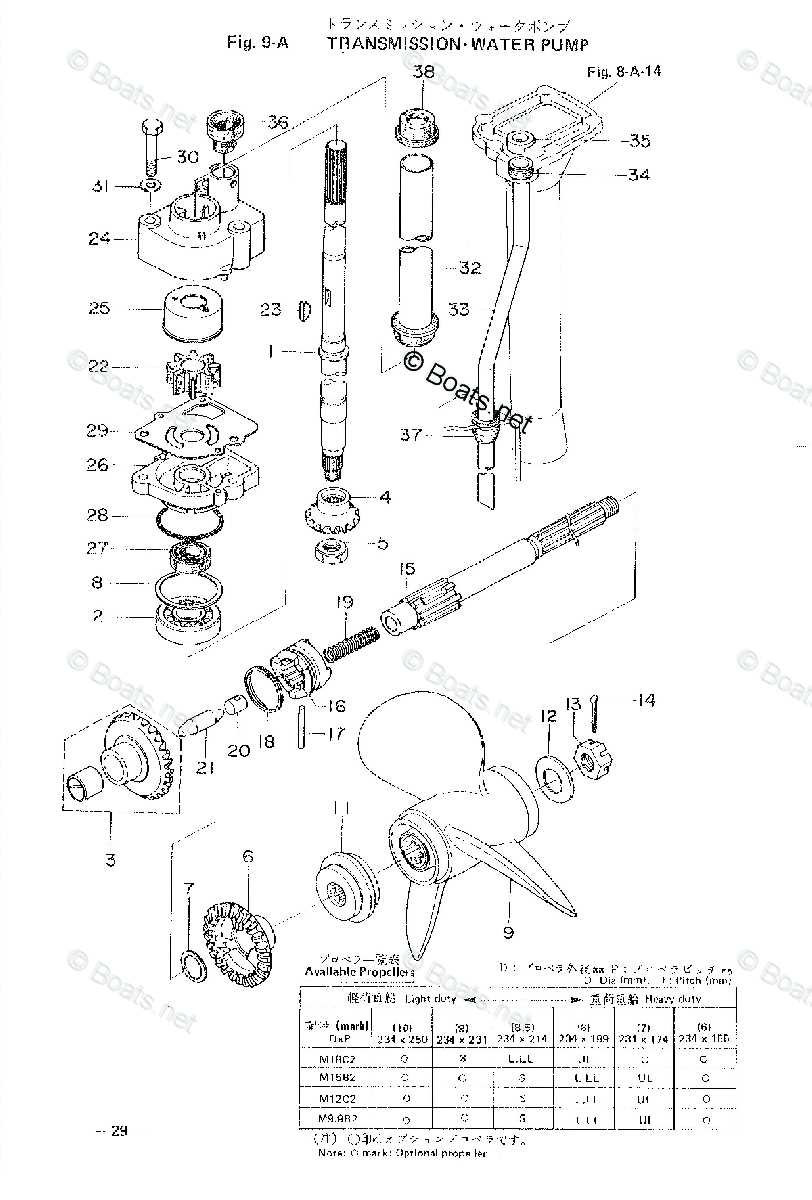 tohatsu 9.8 parts diagram