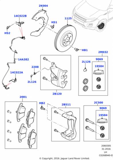 brake pad parts diagram