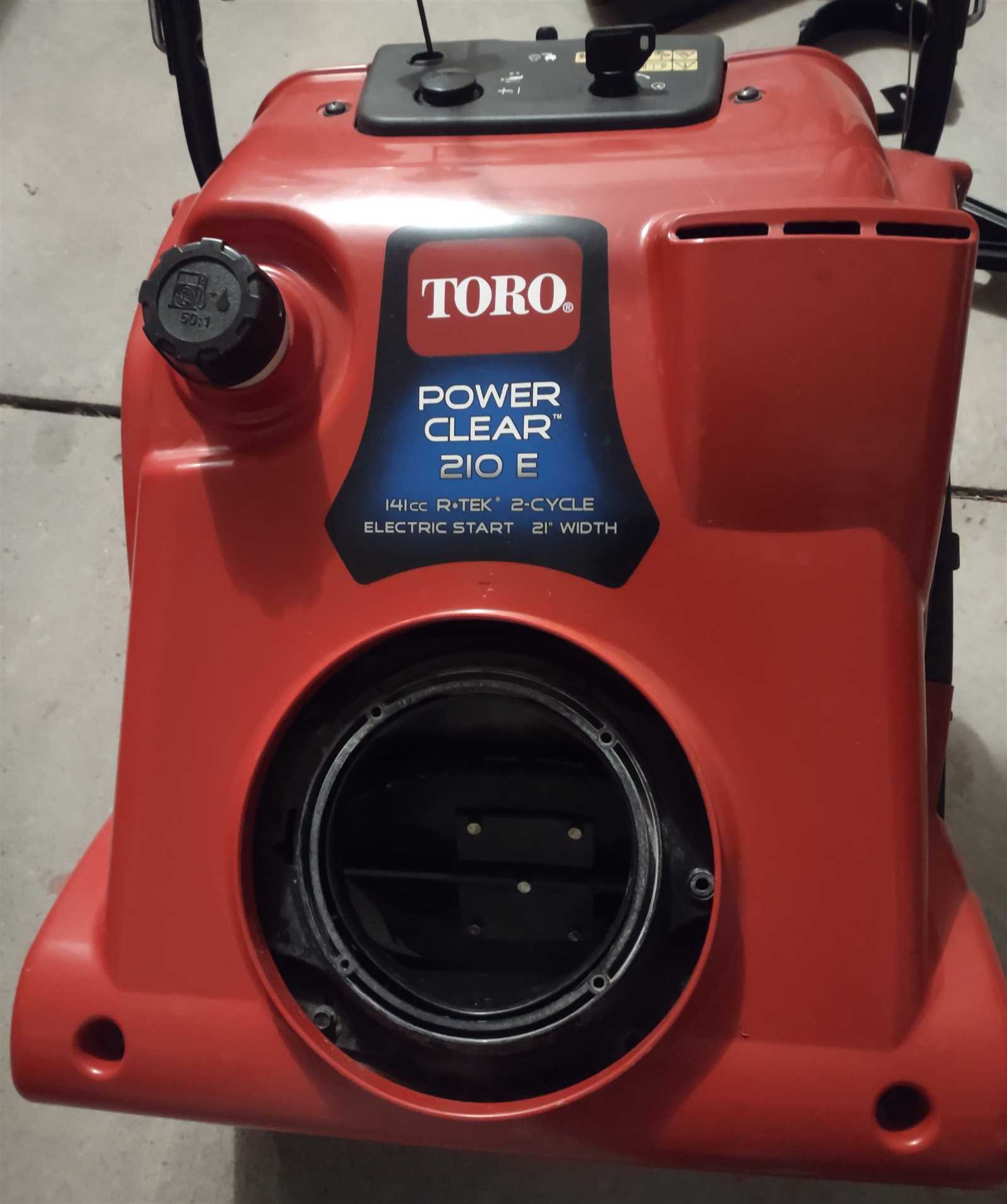 toro power clear parts diagram