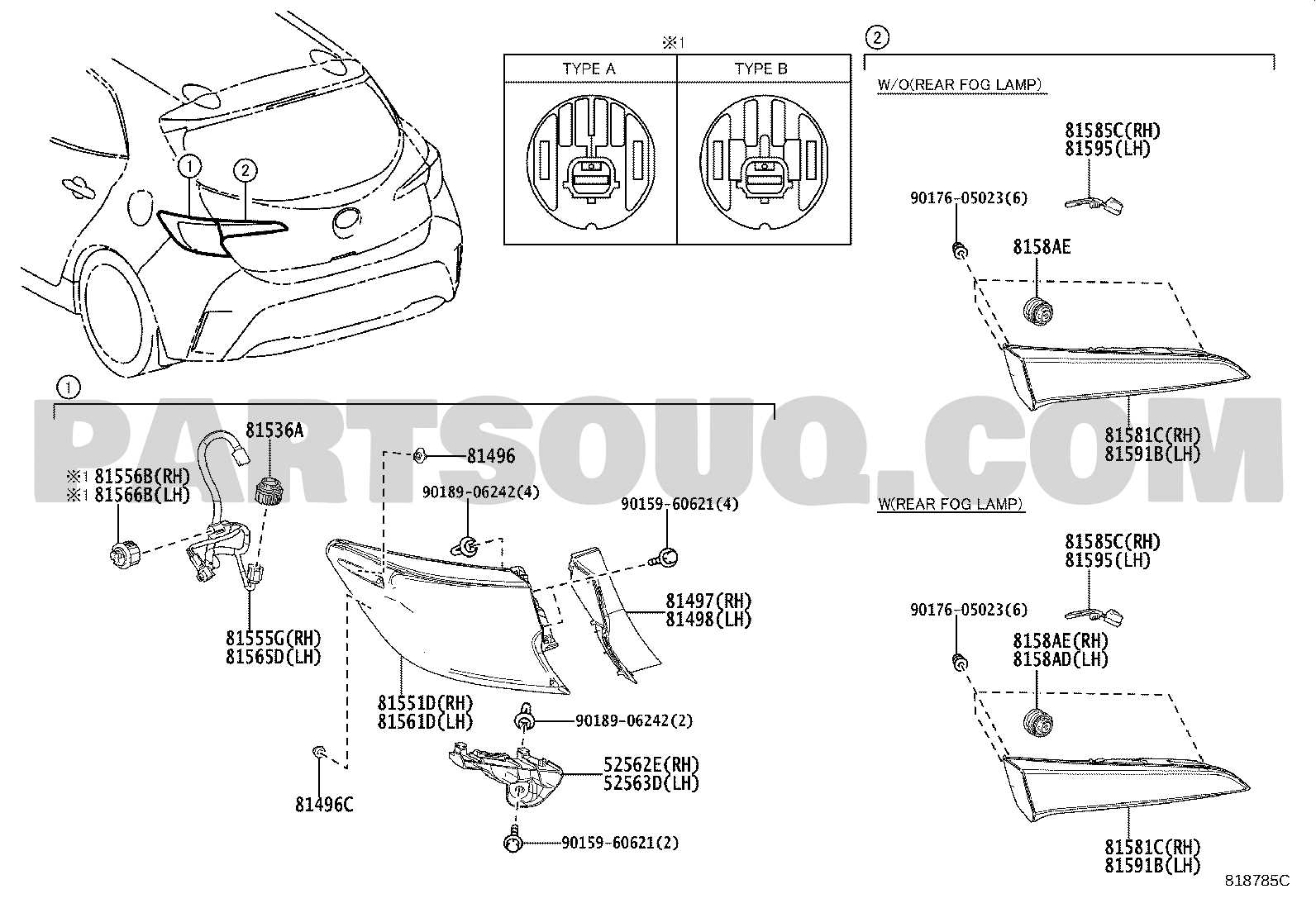 toyota corolla parts diagram