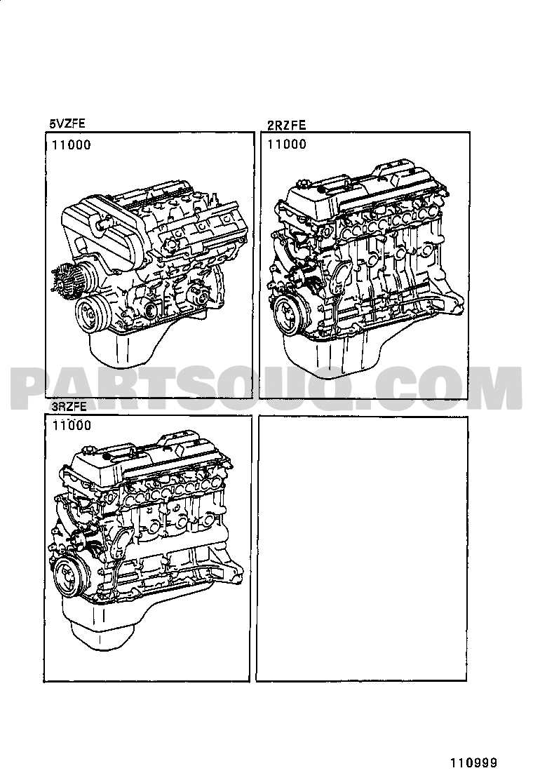 toyota tacoma engine parts diagram