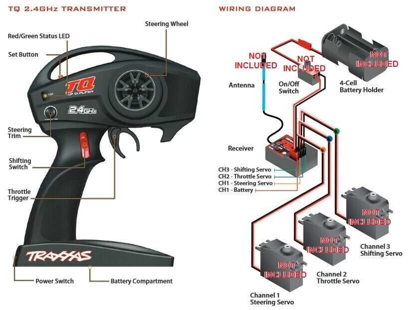 traxxas t maxx parts diagram