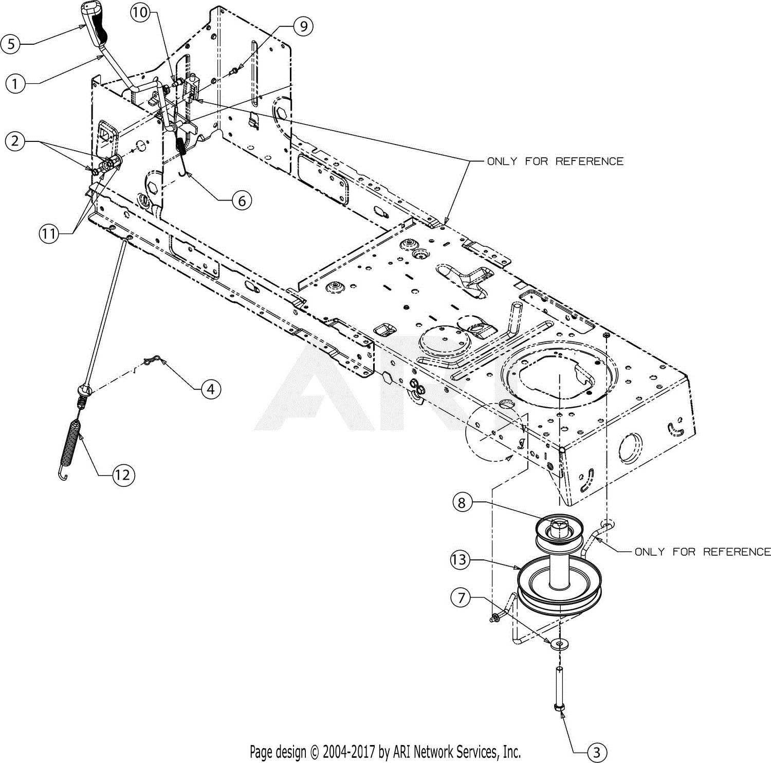 troy bilt riding lawn mower parts diagram