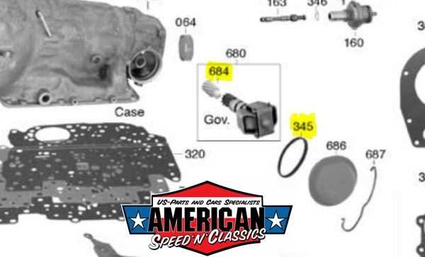 turbo 350 transmission parts diagram