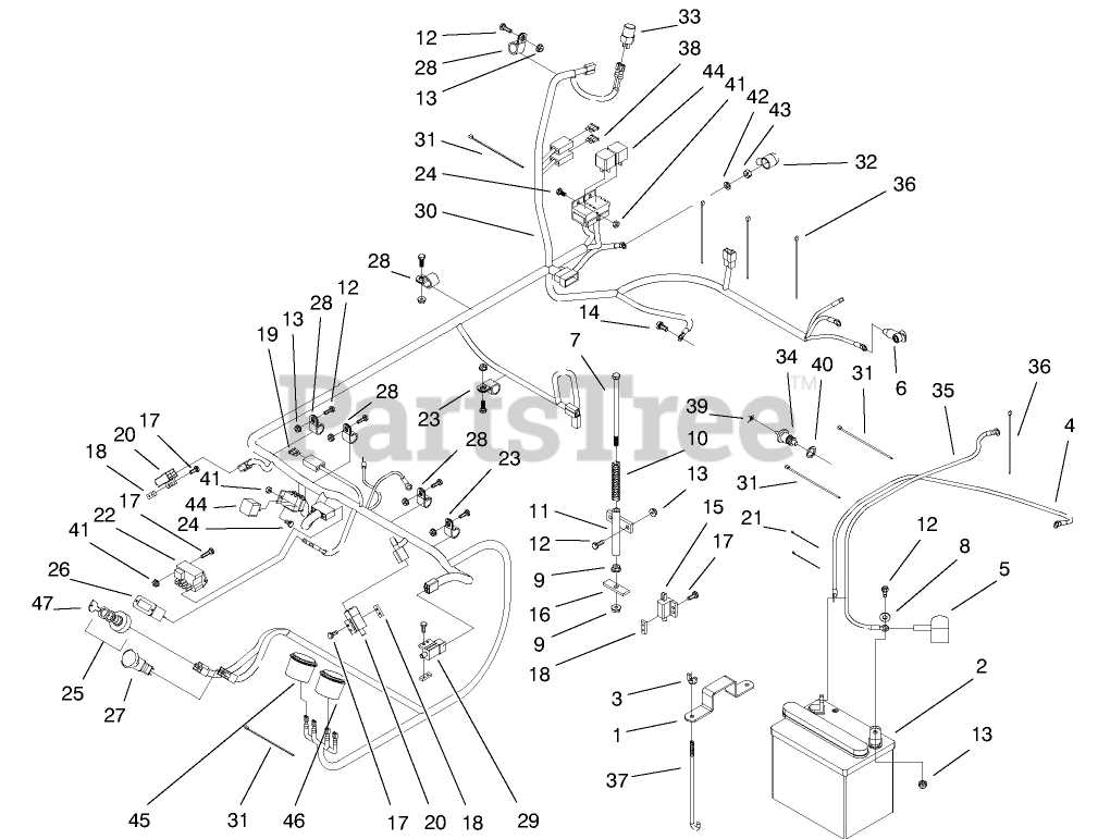 toro z master parts diagram