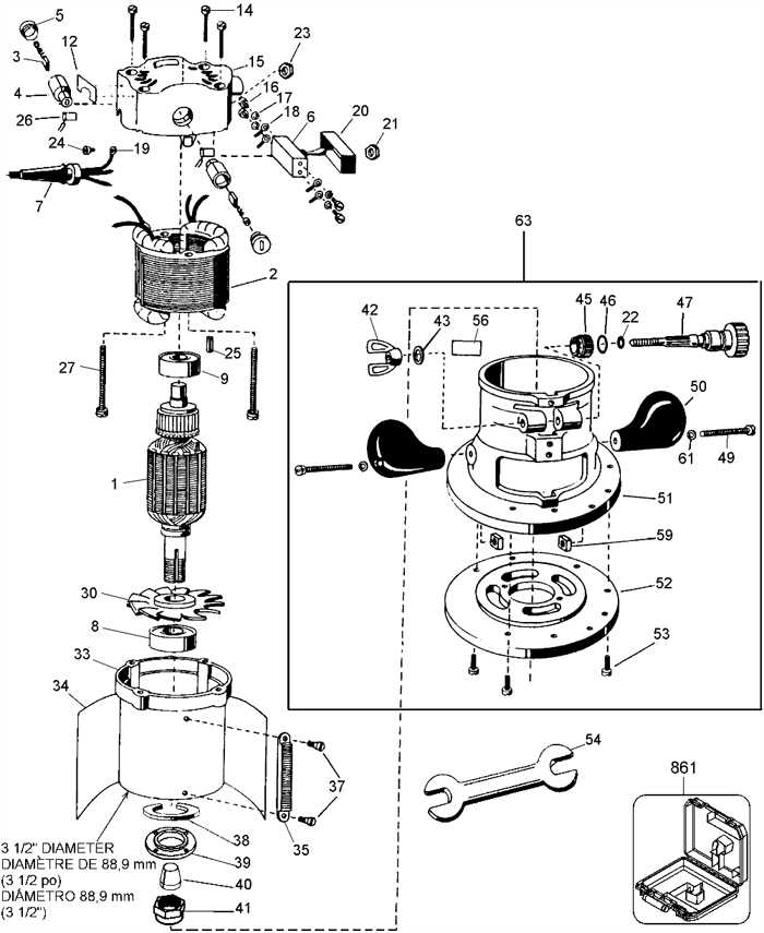 dewalt palm sander parts diagram